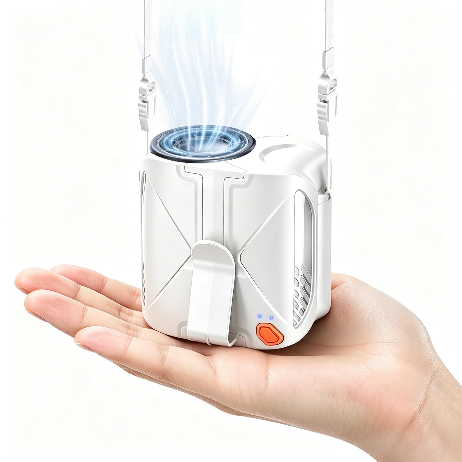 Amazon | 腰掛け扇風機【2026新登場・特許取得・業界最軽量180g