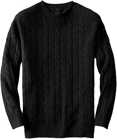Mens Original Knit Same Color Patterns Pullover Tops Winter Wool Sweater