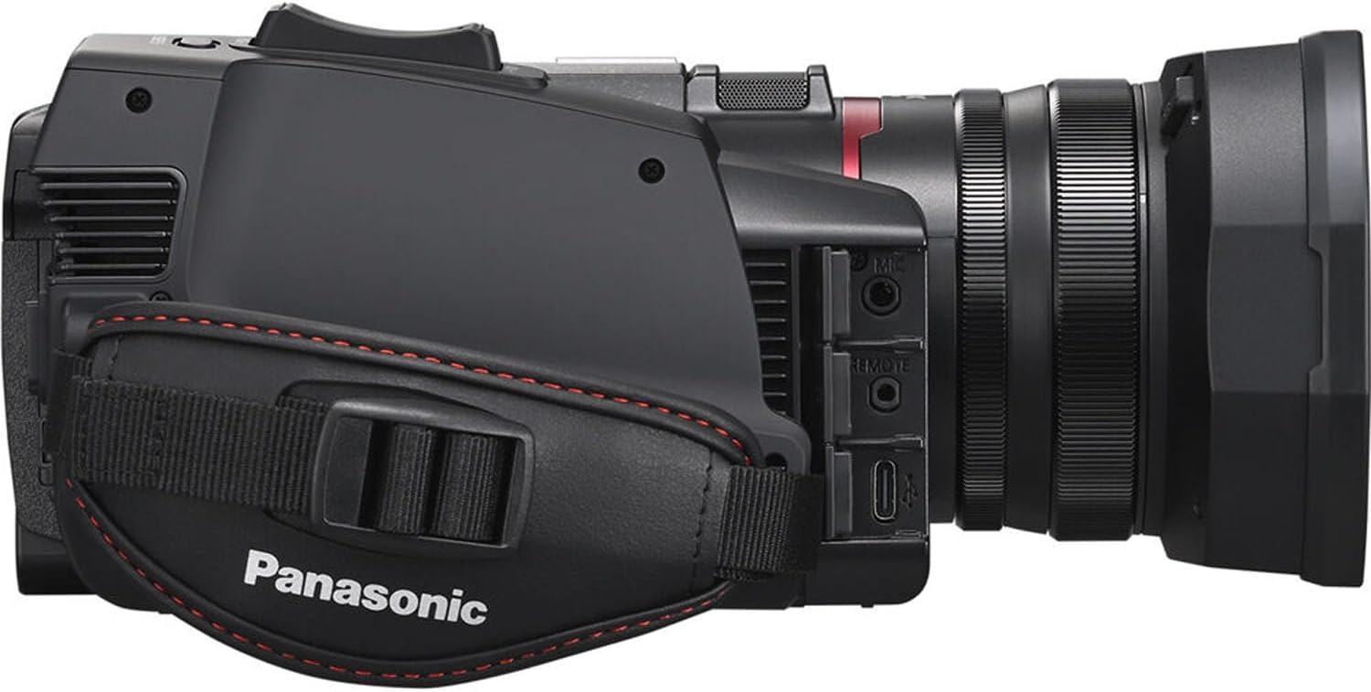 Panasonic HC-X1200 UHD 4K HDMI Camcorder with 24x Zoom + 2PC 64 GB Memory + Camera Carrying Case + Hand Grip Tripod + Deluxe Cleaning Kit + More (14pc Bundle)