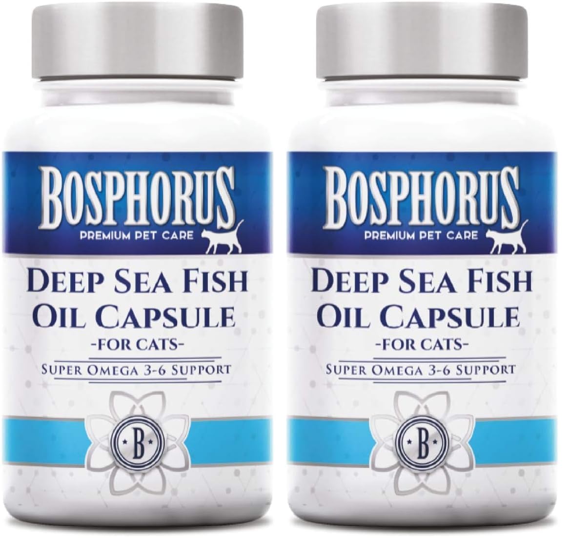 BOSPHORUS Kediler İçin Derin Deniz Balık Yağı (2 paketi)