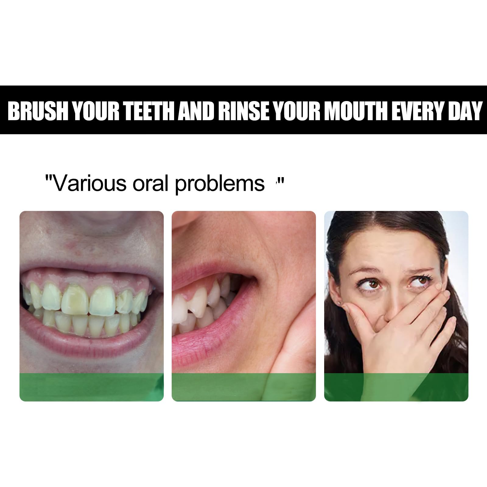 Dentifricio Sbiancante Al Carbone Di Bambù Kicklo, Dentifricio Al Carbone Di Bambù Per La Pulizia Profonda, Schiuma Dentale, Sbiancamento Dei Denti E Rinfresco Alito (7pcs)