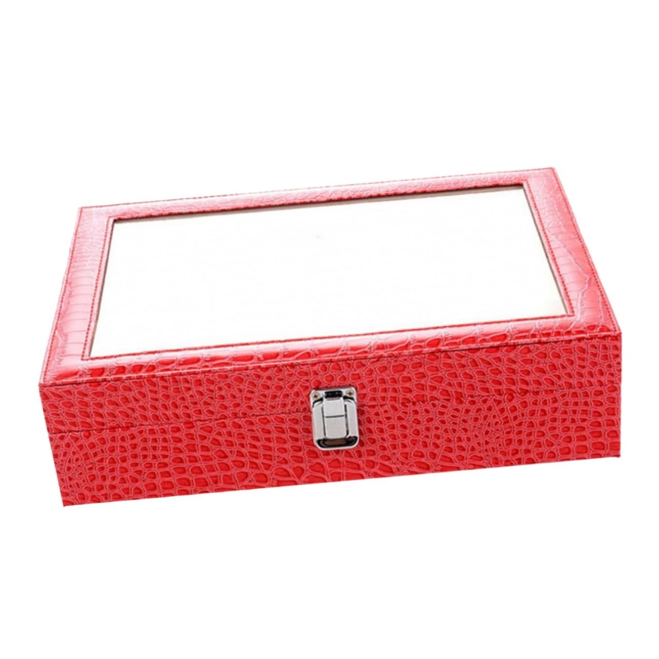 PACKOVE Organizer Do Przechowywania Okularów Przeciwsłonecznych Pudełko Ekspozycyjne Z Pu Z 8 Przegródkami Idealne Do Użytku Domowego I Biznesowego