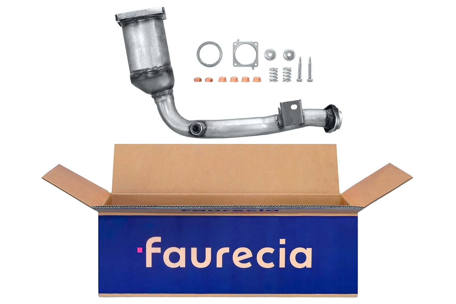 HELLA 8LE 366 050-631 Catalizzatore - Easy2Fit® Kit - Euro 4 - monopezzo - Kit con parti annesse - per es. CITROËN C3 I