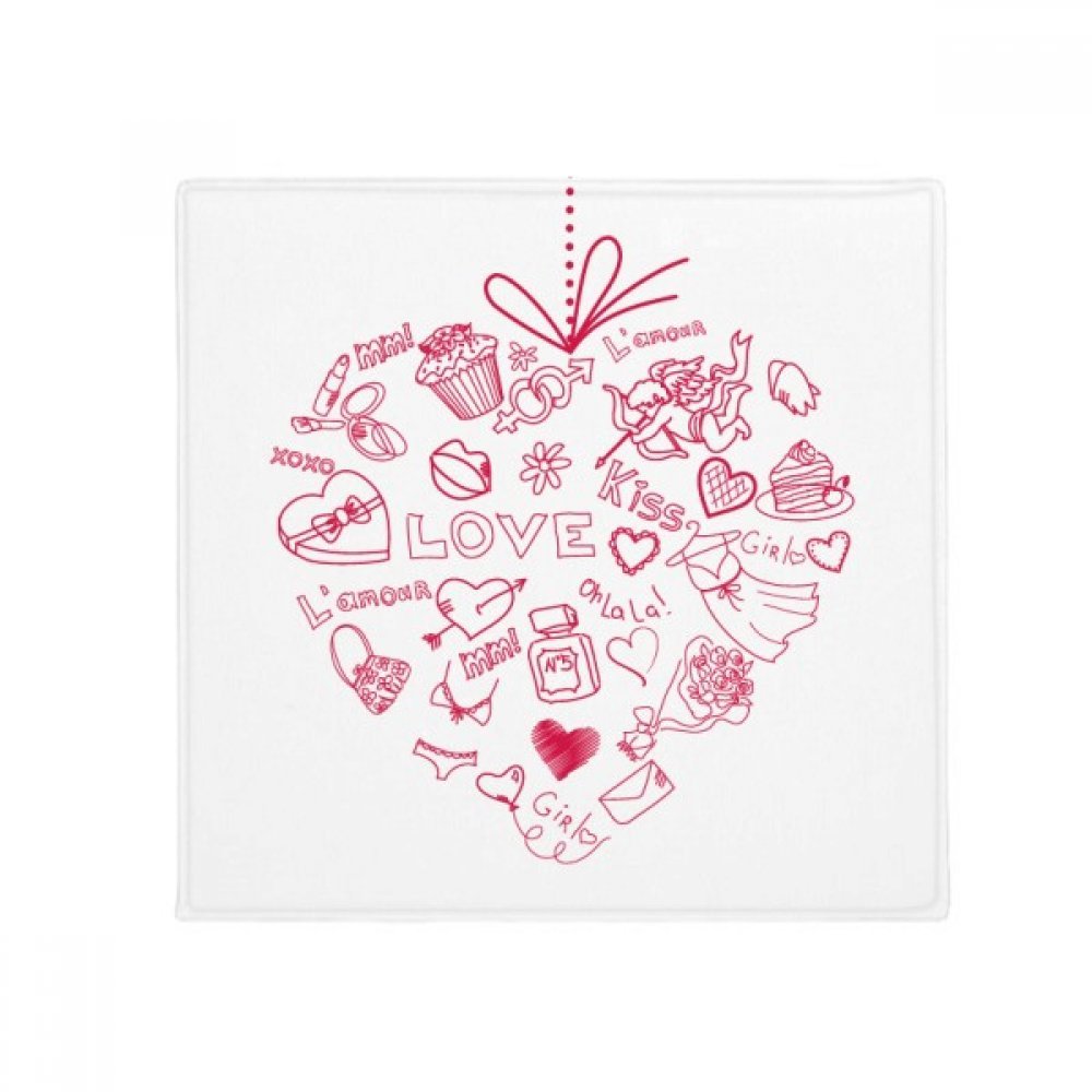 Tapis de sol ange coeur rouge antidérapant pour éviter les glissades en cuisine
