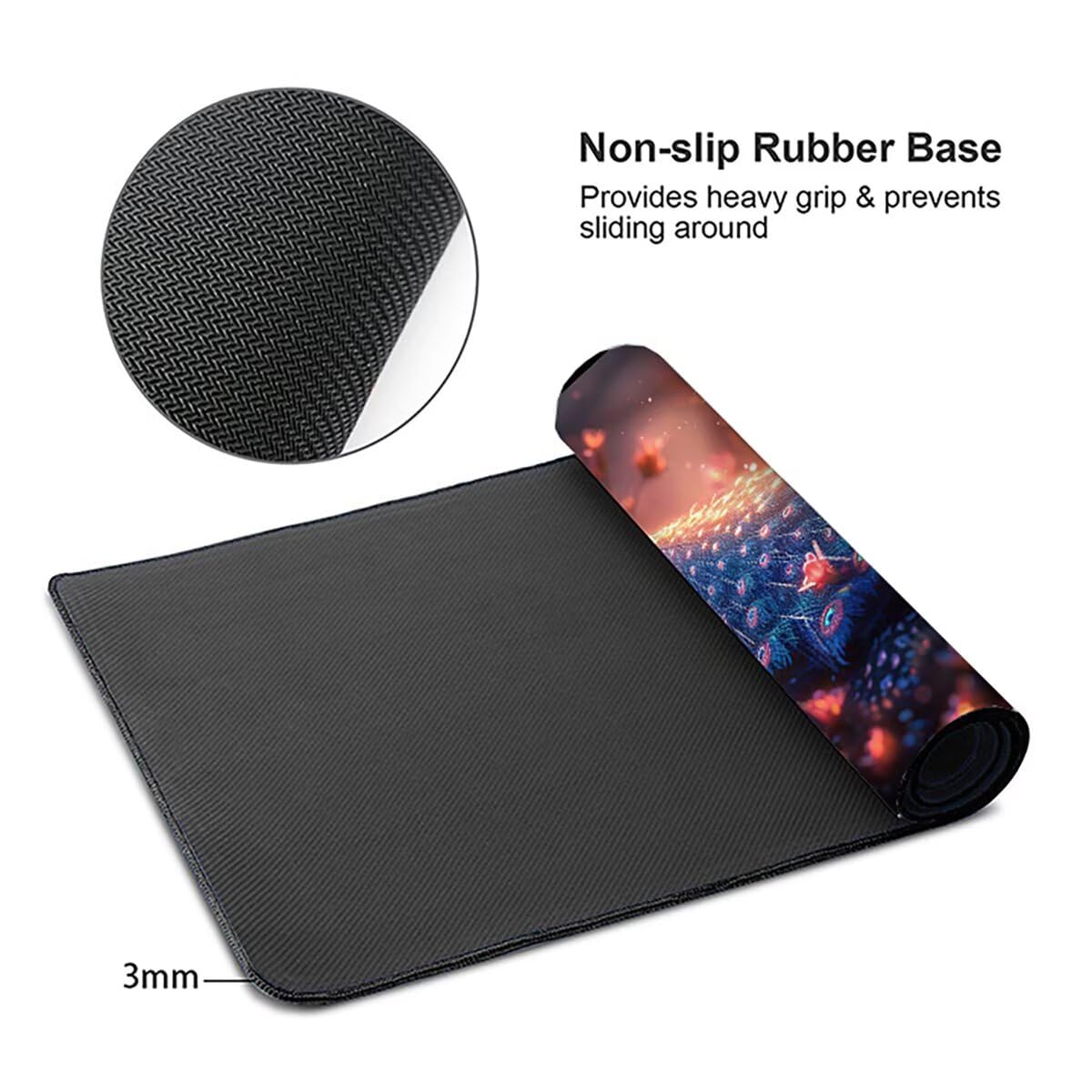 Tappetino per Mouse Gaming XXL 1200x600x3mm– Ufficio Mousepad Grande – Migliora la Velocità e la Precisione Tenuta Stabile Sottomano per Ufficio e Casa Accessori Scrivania Uomo PjY14089 N-U