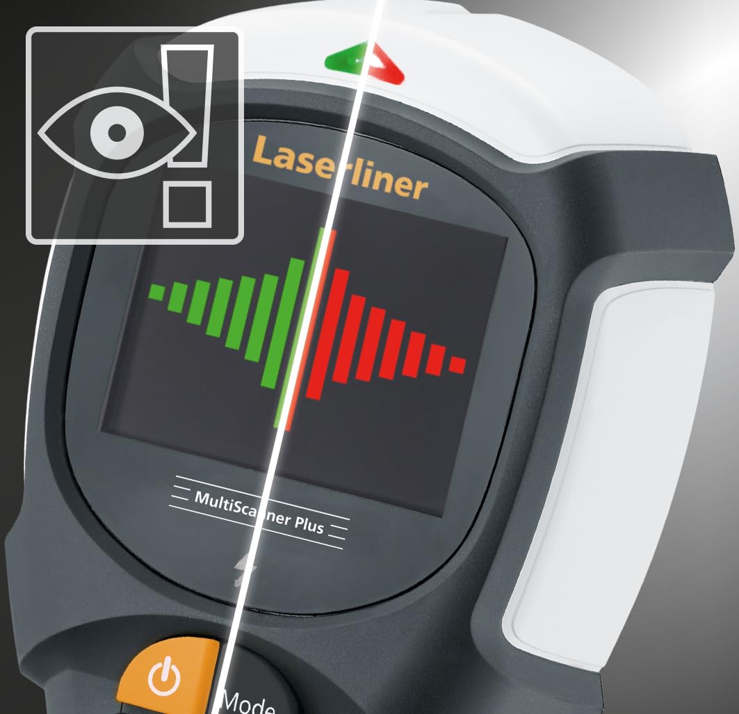 Laserliner Rilevatore di tubi e cavi MultiScanner Plus 080.967A Profondità rilevamento max 120 mm Adatto per metalli fe