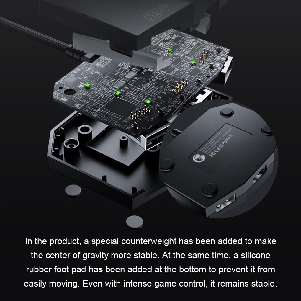 Convertitore Adattatore Controller Switch Durevole per Console Gamers Convertitore Adattatore Tastiera ABS PS Facile da Elegante