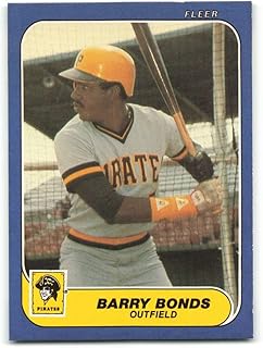 1986 Fleer Update #U-14 Barry Bonds NM-MT RC Rookie Pittsburgh Pirates Baseball Trading Card