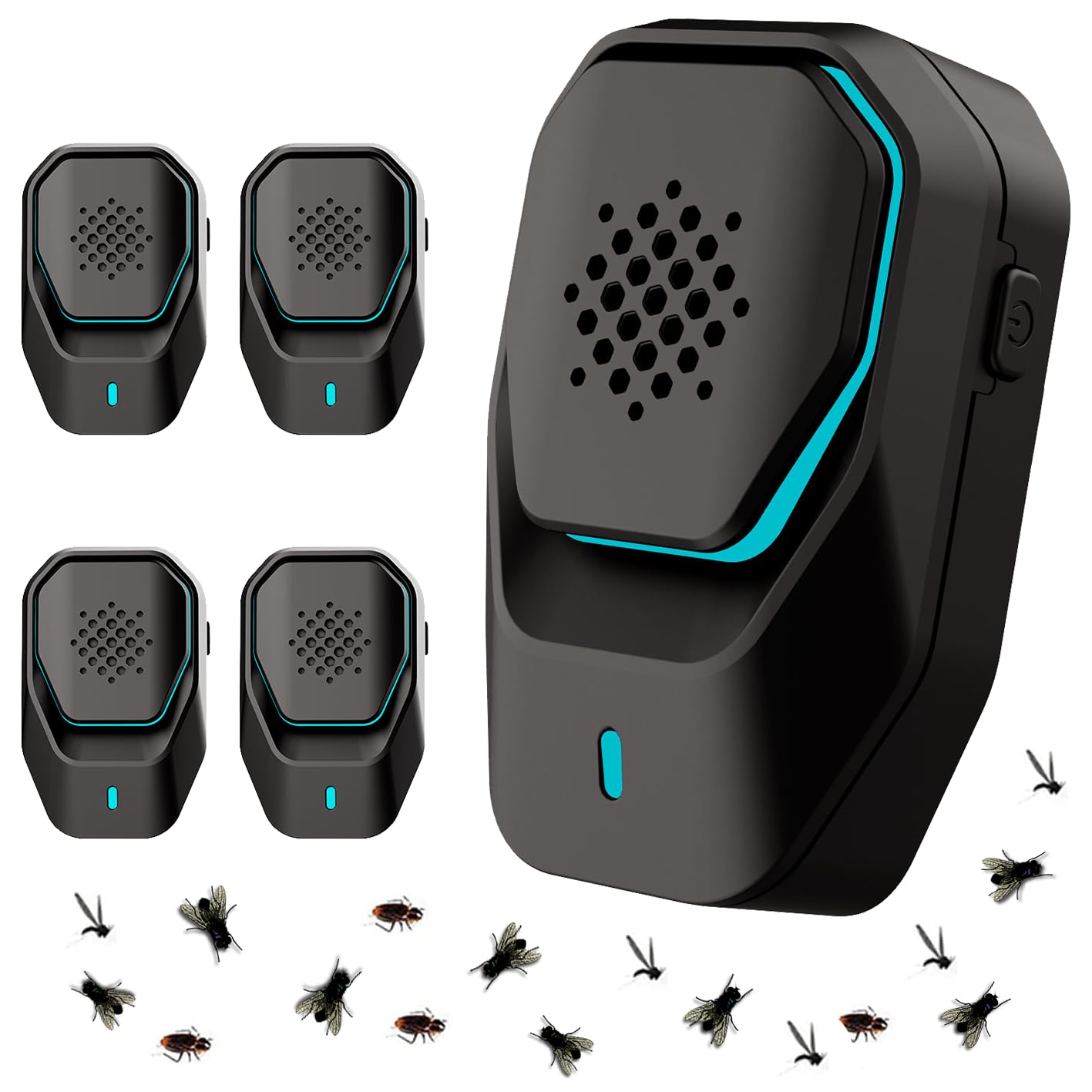 Nitoer 2026 Upgraded Ultrasonic Pest Repeller,4 PCS Mouse repellent,Powerful Pest Repellent Ultrasonic Plug in for Rats,Rodent,Mice,Bugs,Mosquito,Spider,Ant Repellent Harmless To Pets And Human