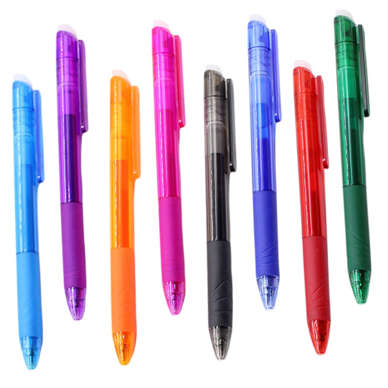 Angoily 24 Pezzi Penne Gel Cancellabili Colori per Studenti Ufficio Scrittura Liscia e Leggera