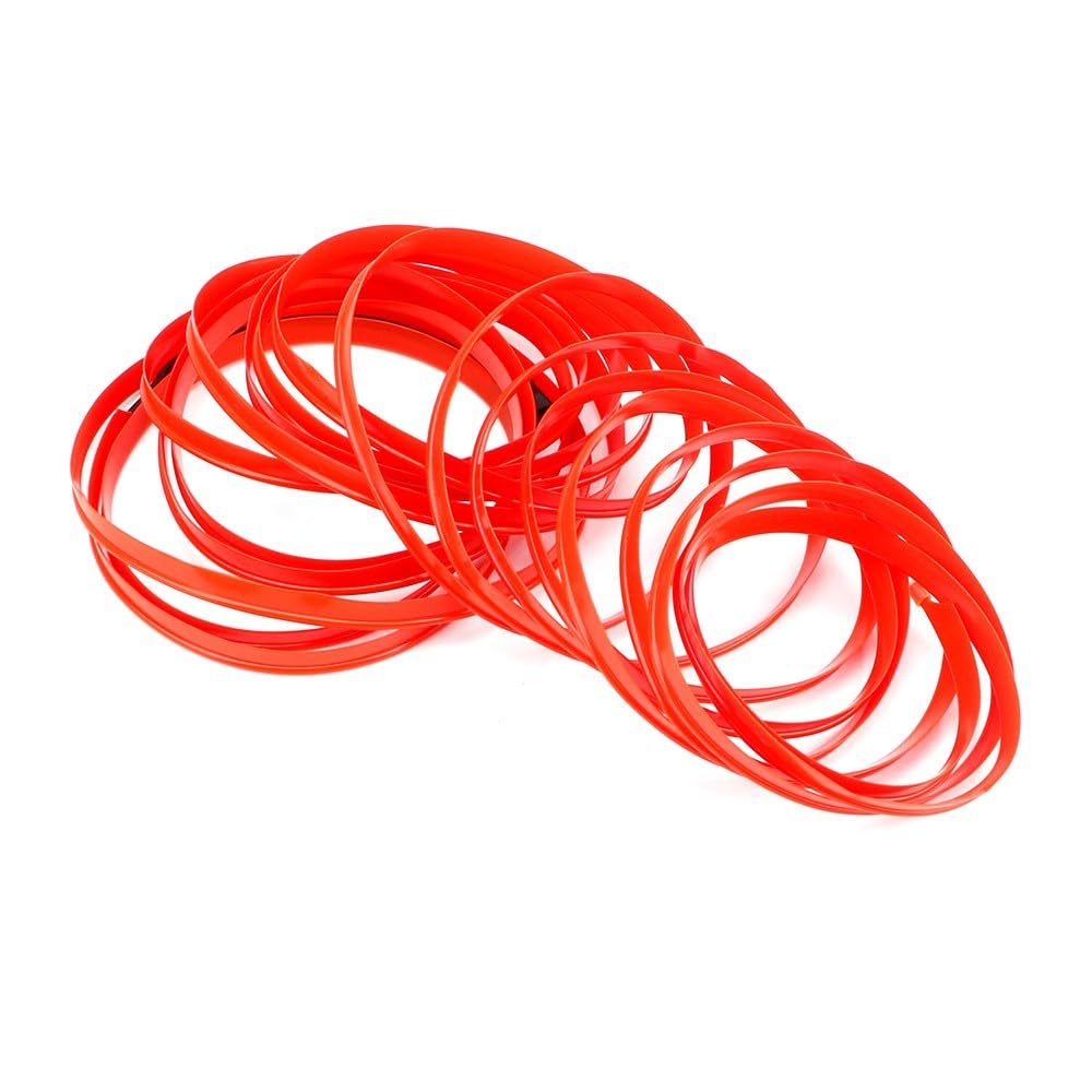 MiOYOOW El Wires - Filo di luce 5 m/16 ft, DC 12 V, striscia al neon luminosa impermeabile per interni auto, illuminazione interna a LED flessibile per decorazioni auto