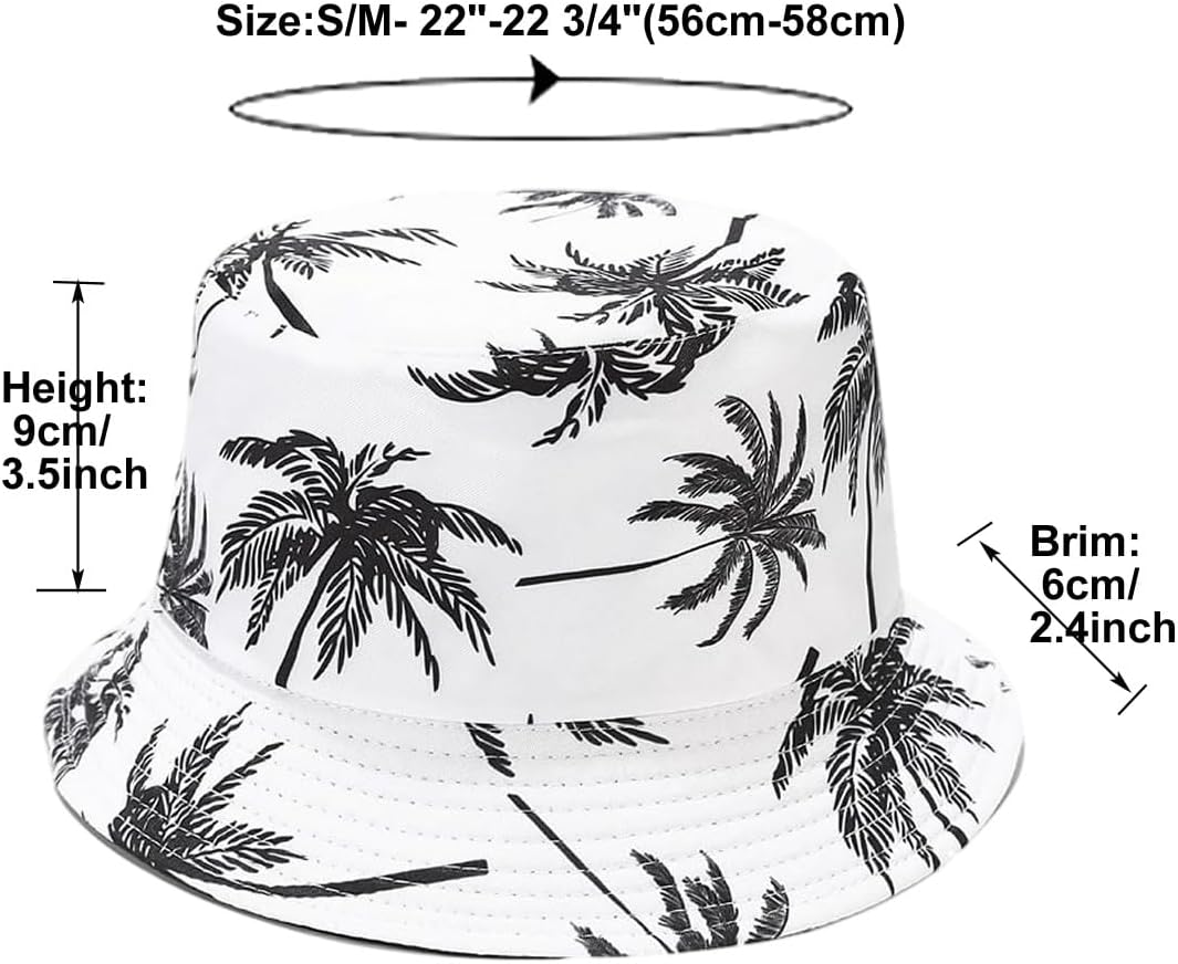 Quanhaigou Bucket Hats Unisex Summer Travel Beach Fisherman Cap for Men Women Teens - Image 4