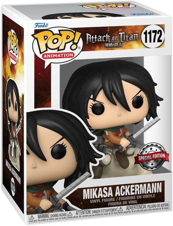 Miniatura 2 de Funko Pop! Animación Ataque a los Titanes - Mikasa Ackerman Edición Especial Exclusiva #1172