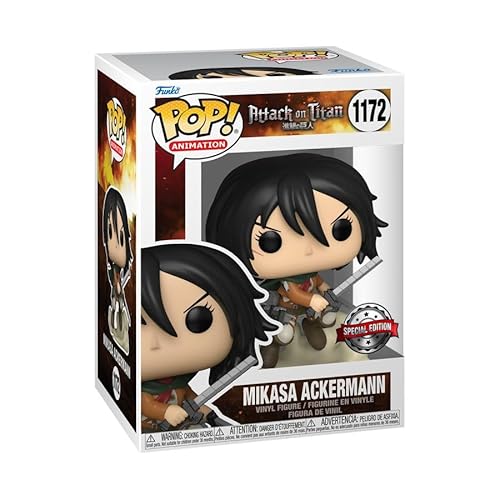 Funko Pop Animation Attack On Teen Titan Mikasa Ackerman #TOP1