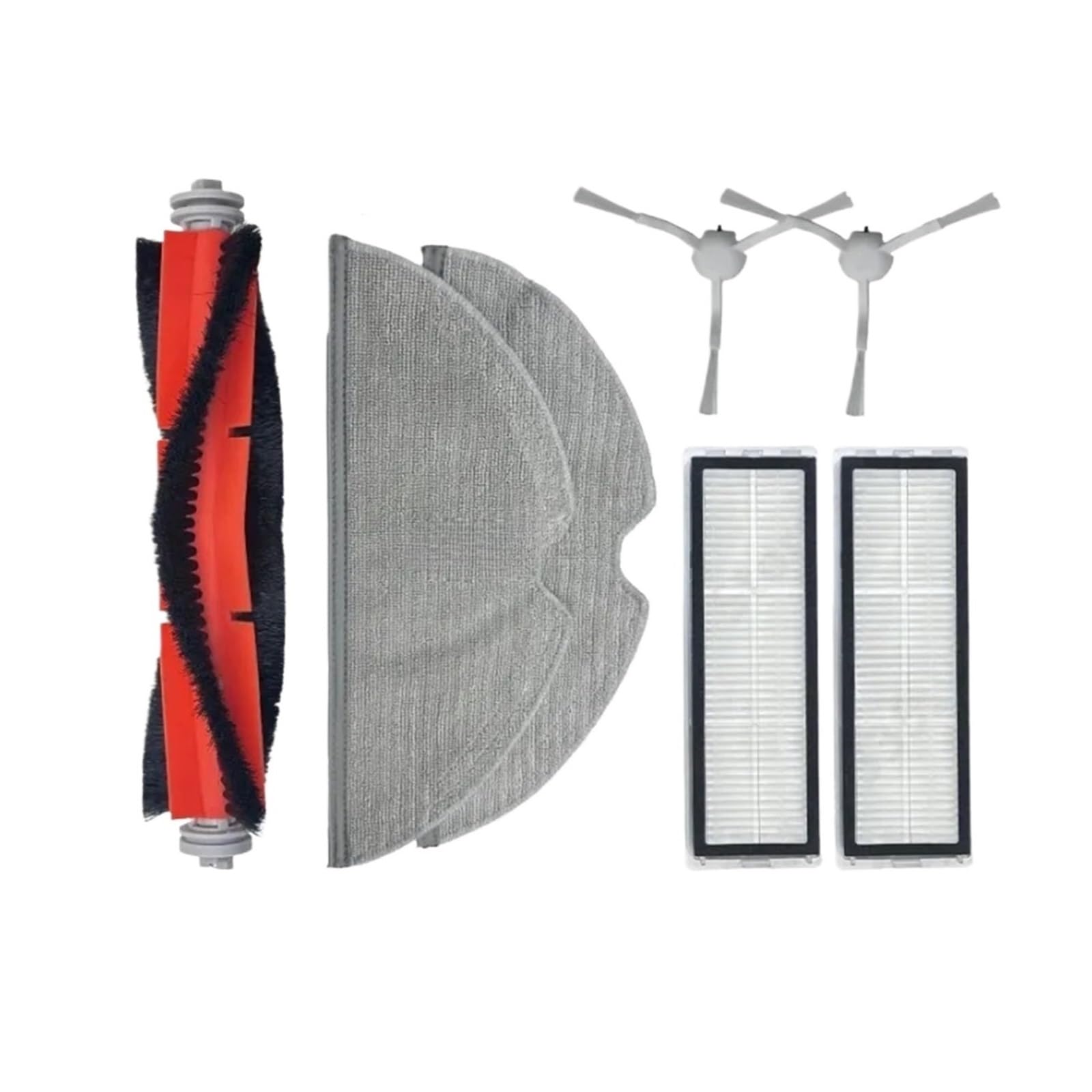 LTDXLNBWQ Compatible With Mijia 1C 2C 1T STYTJ01ZHM，Compatible With Dreame F9 Robot Vacuum Cleaner Mops Filter Main Side Brush Dust Box Kit Accessories(Set 8)