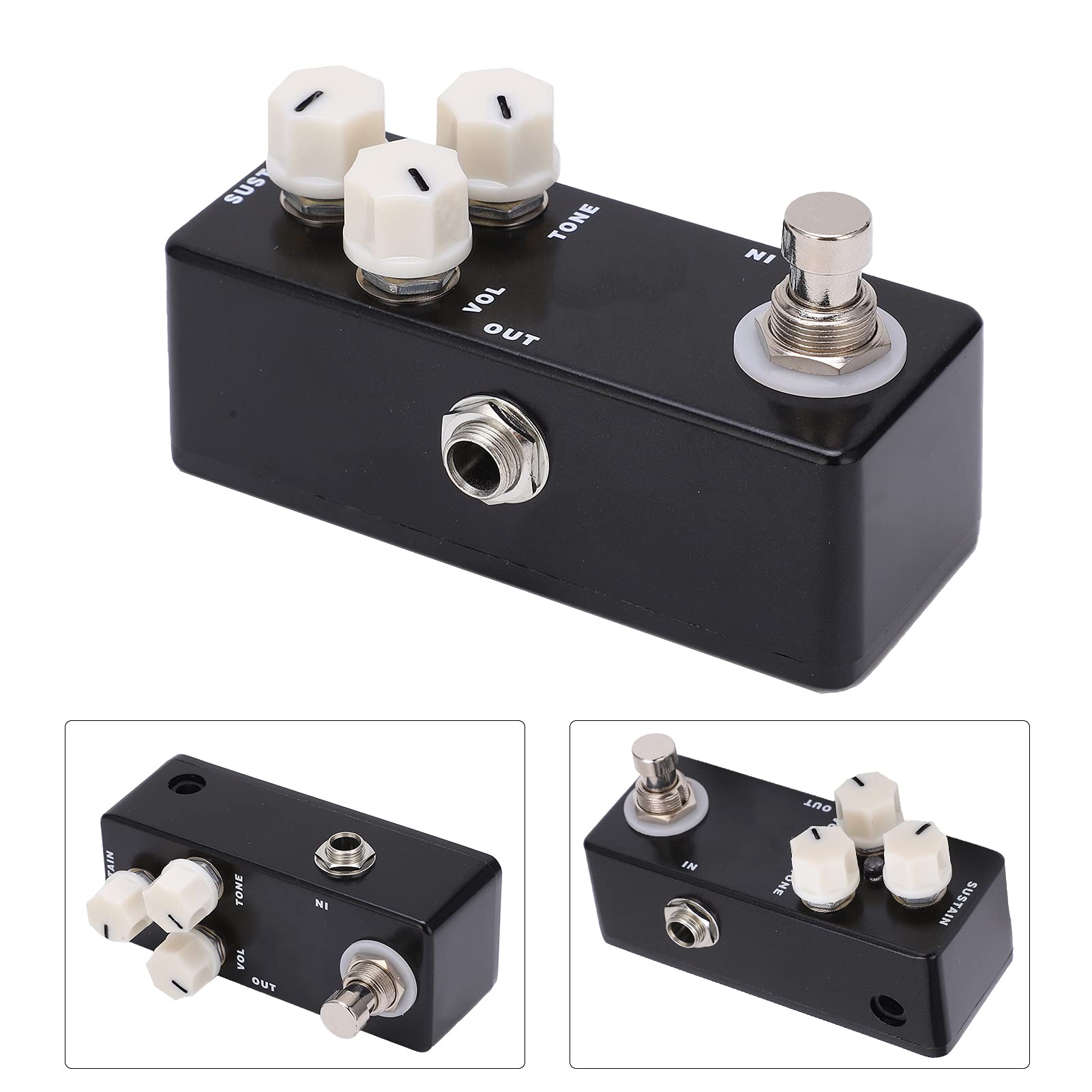 Mini Muff Guitar, Effect Pedal Mini Muff Fuzz True Bypass Adjustable Effects 0 Instrument Accessory Part Full Metal