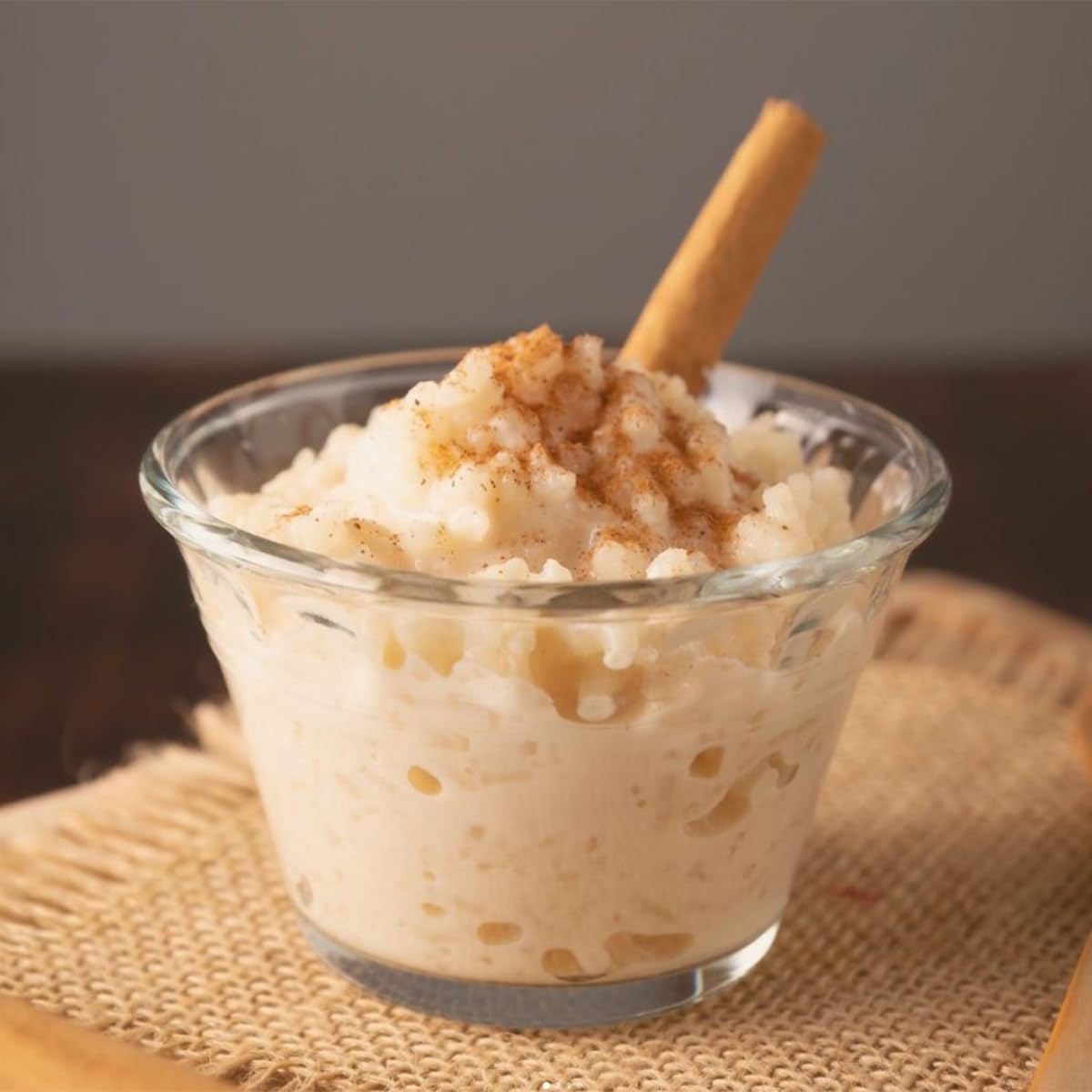 LA ERMITA Arroz con Leche Postre Lácteo Tradicional Tarro de Cristal Canela Limón Sin Gluten 270 g Pack 6