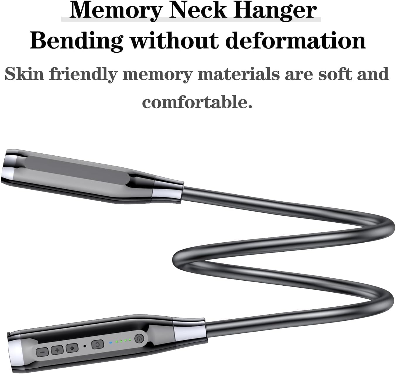 Neckband Bluetooth Headphones,6.0 Bluetooth 120 Hours Playtime,IPX7 Sports Waterproof Earbuds with Microphone Noise Cancelling with TF Card Slot ,HiFi Stereo (Black) - Image 4