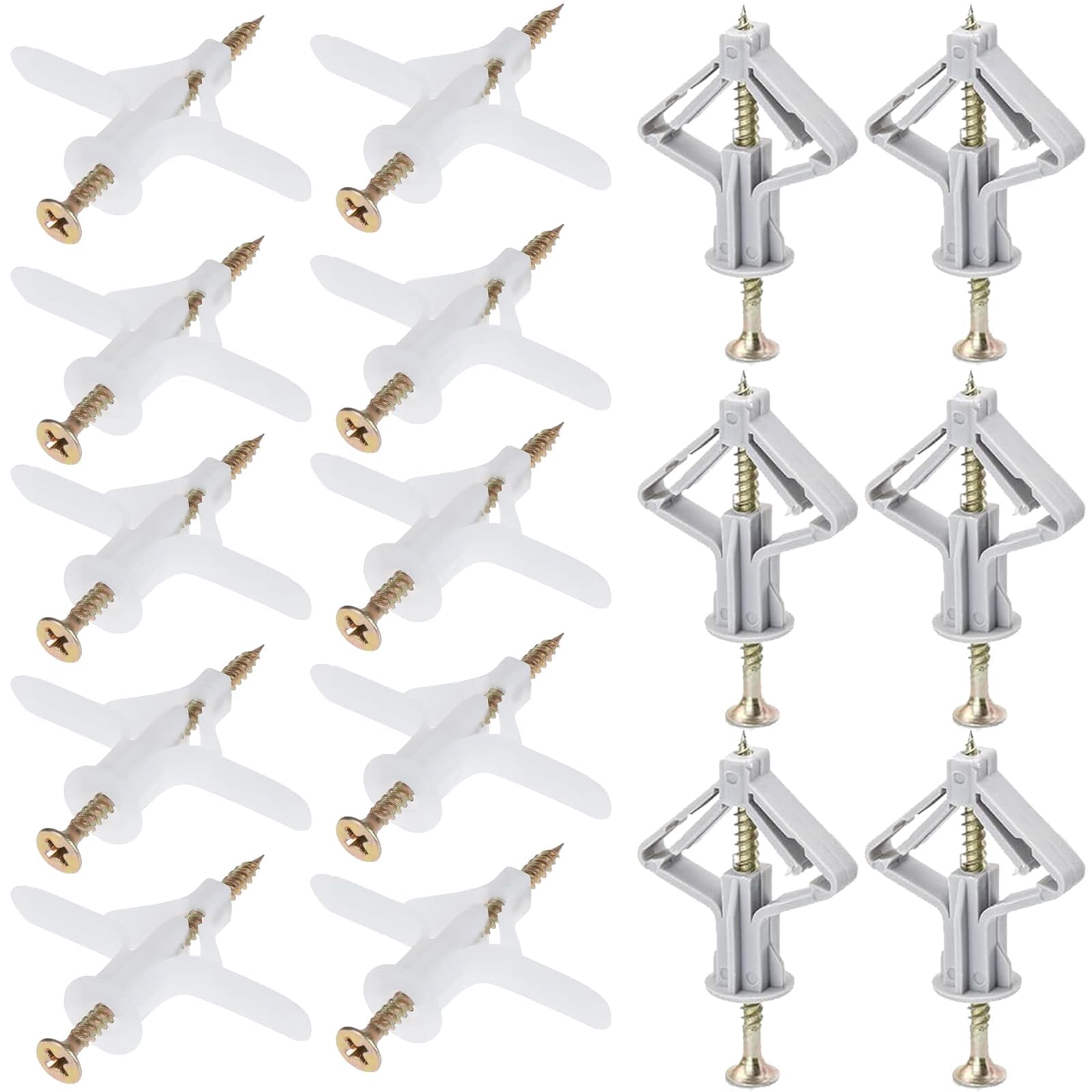 100 pcs Chevilles pour corps creux m8 Set