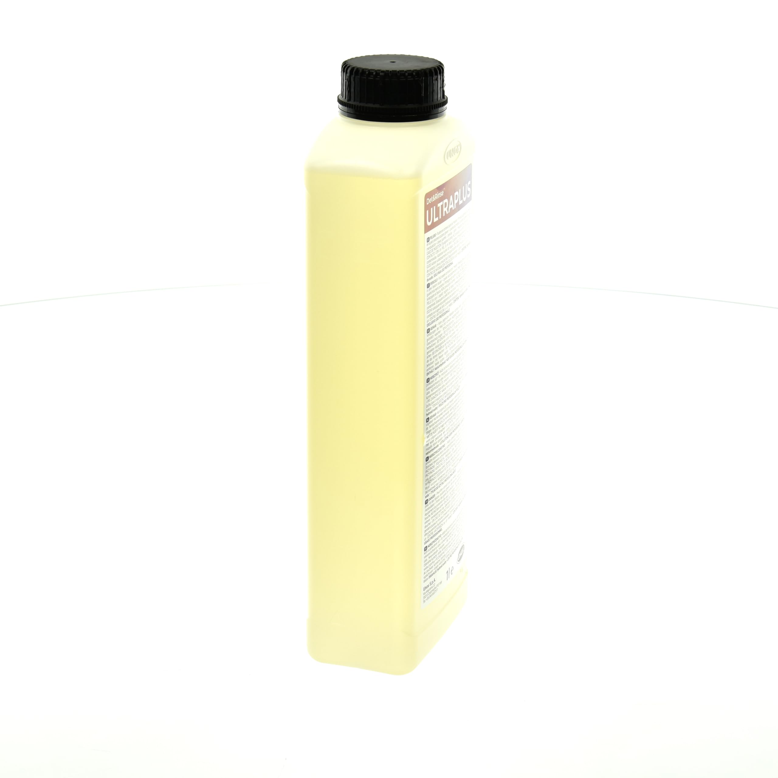 20 × 1 l Unox DET&RINSE Ultra Plus Detergente professionale per la pulizia automatica, prodotto speciale per ammortizzatori combinati e forni ad aria calda Mind.Maps ChefTop BAKERTOP