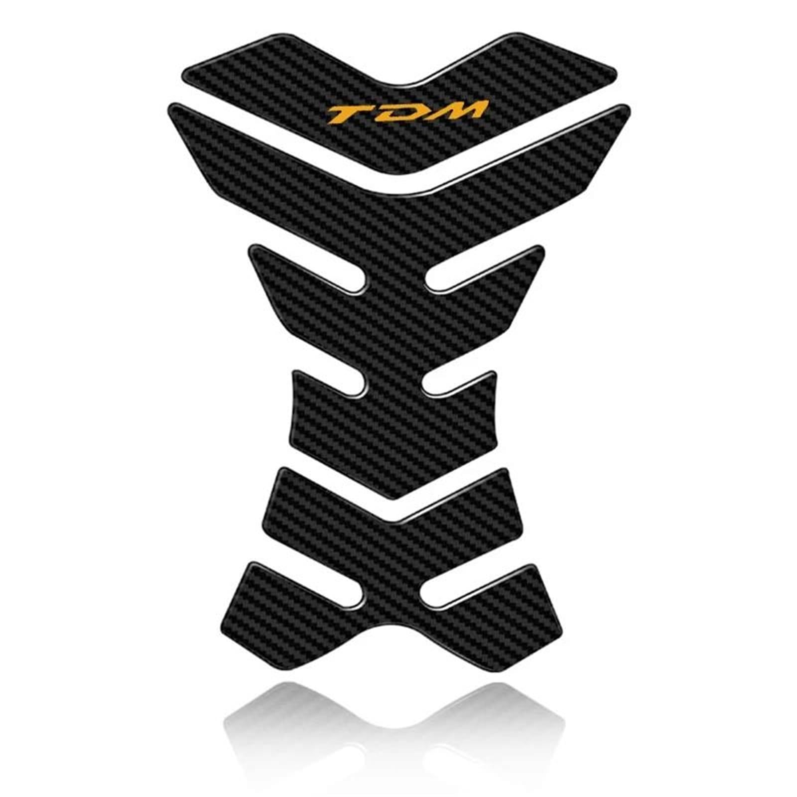 Carbon-Look Motorcycle Tank Pad Protector Decal Stickers Case Accessories for Yamaha TDM Bike Tank Film(Color6)