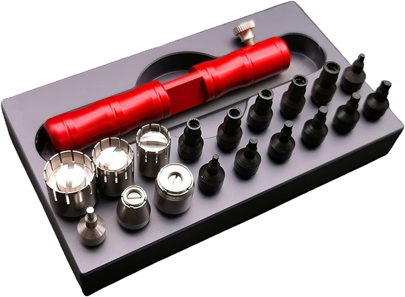 Kit de Herramientas for reparación de Relojes con Tubo de Empuje atornillado, Compatible con el Movimiento RLX.