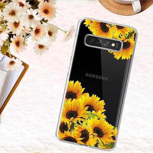 Miniatura 6 de Funda para Galaxy S10 Plus, para Samsung S10 Plus para niñas, lindo claro delgado patrón a prueba de golpes suave TPU trasero teléfono cubierta