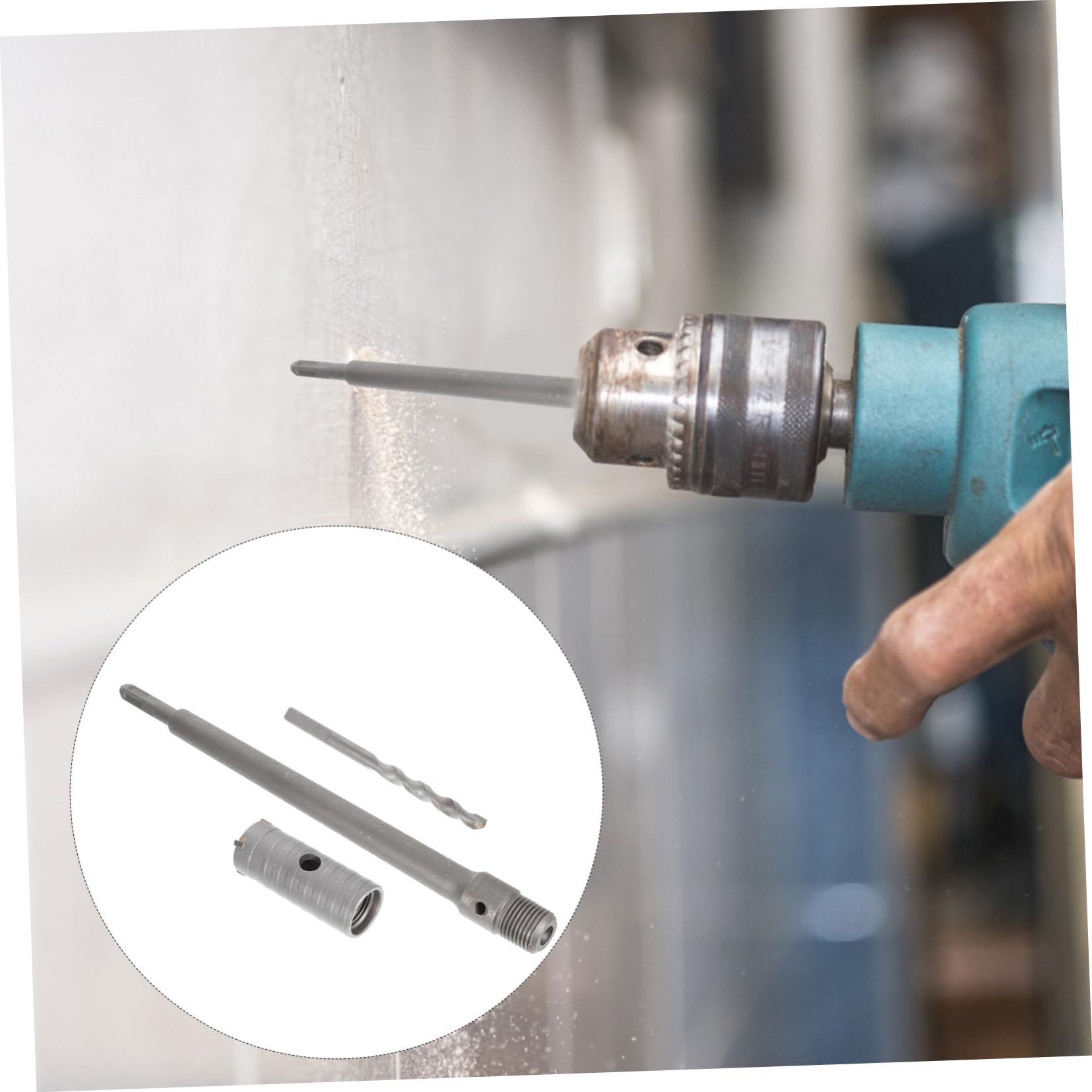 1set Punte Per Trapano Muro Kit Per Foratura Di Muri Mattone e Calcestruzzo Alta Durabilità e Resistenza Alla Corrosione