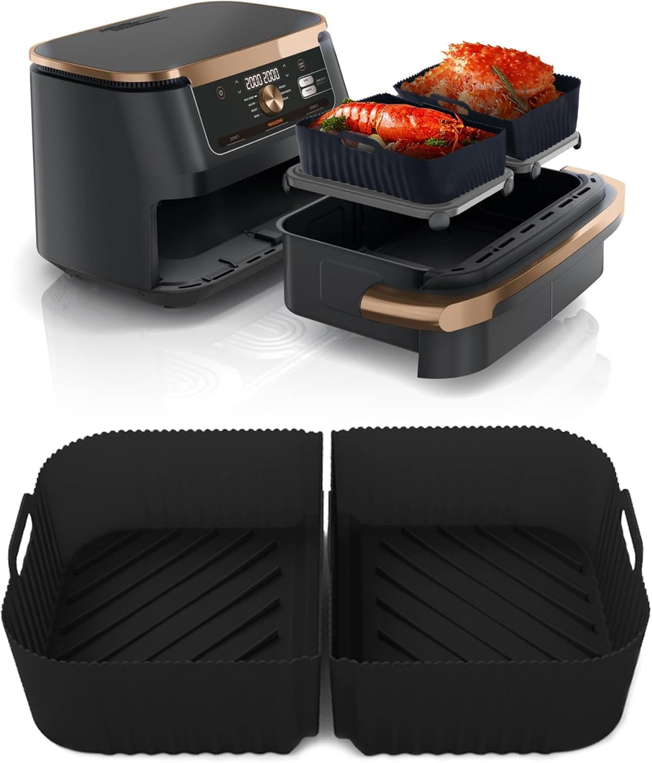 Friteuse à air chaud multifonctions NINJA Foodi Flex 10,4 L AF500EU