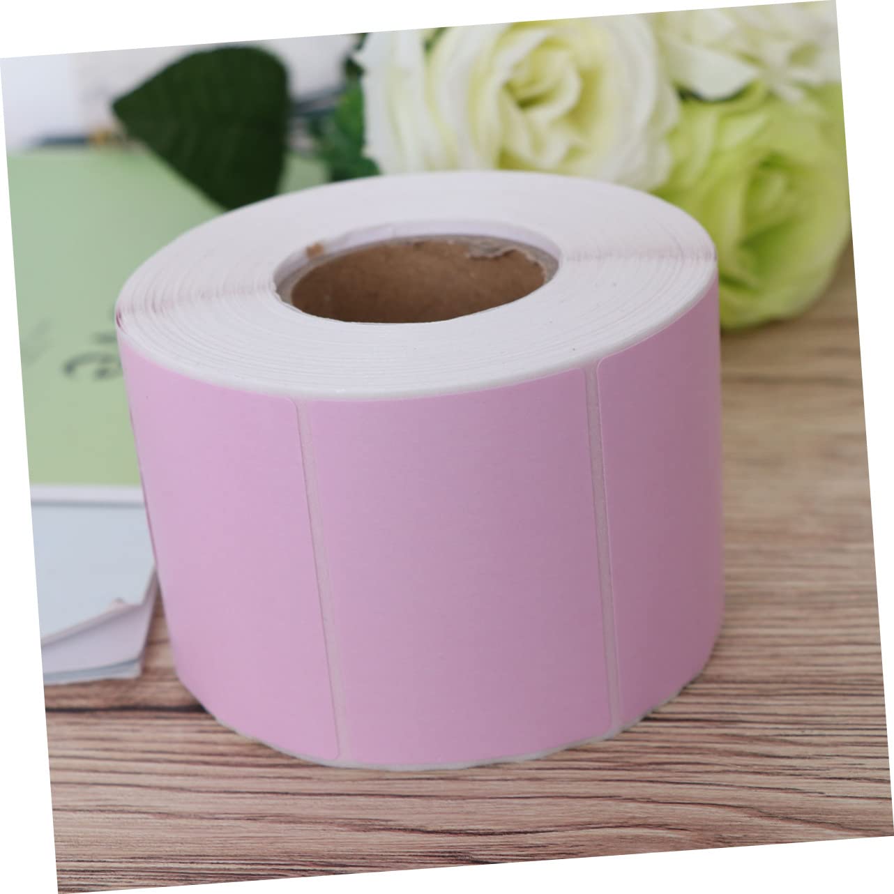 Operitacx 4pezzi Etichette Termiche Colorate Autoadesive Carta Termica Per Stampanti Etichette Per Ufficio e Cucina Rosa Facili Da Scrivere Odore