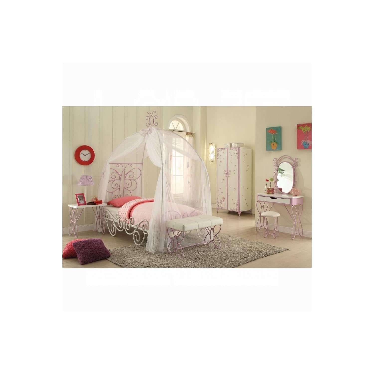 Maykoosh Urban Oasis Full Canopy Bed, 85