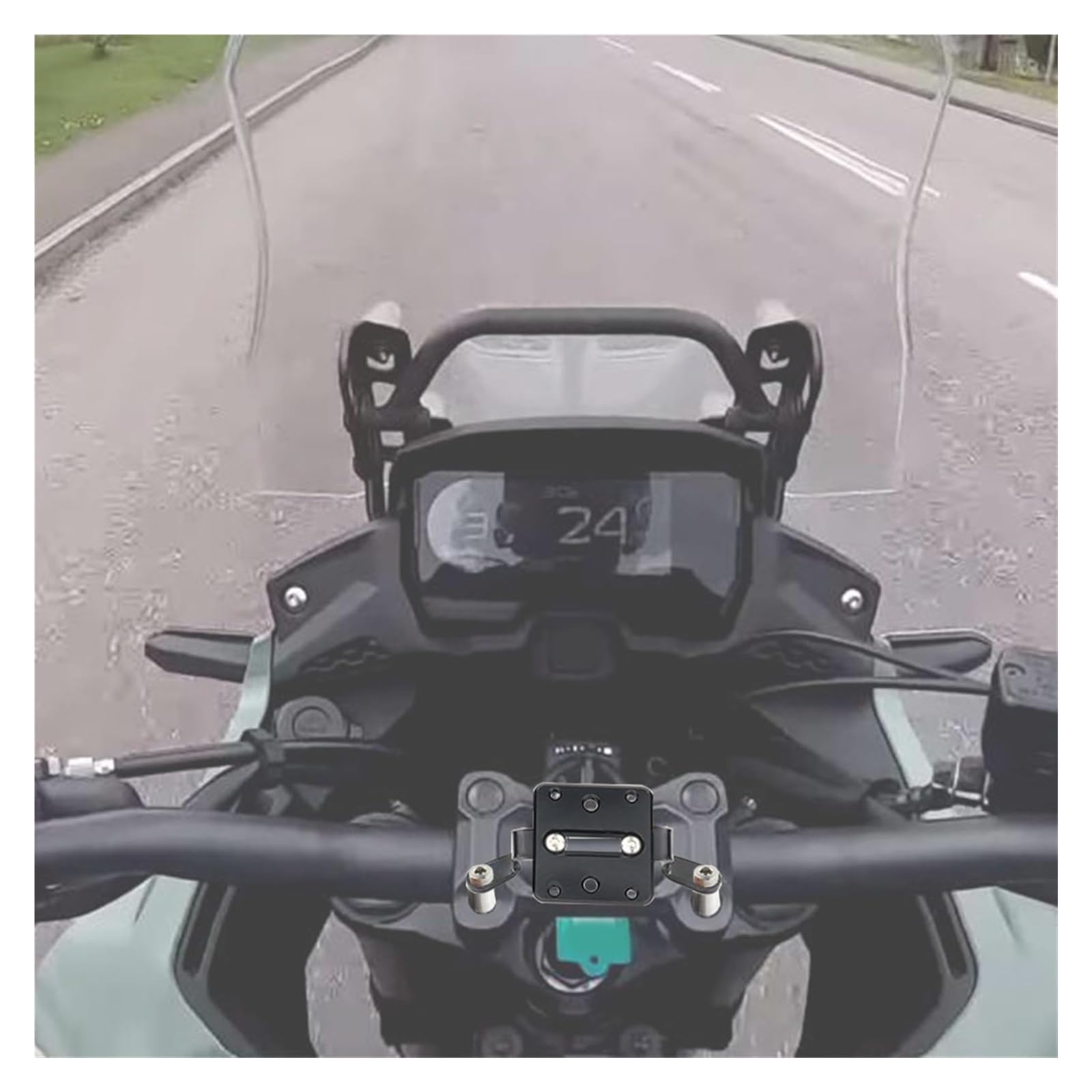 Portatelefono Manubrio Per Yamaha MT-125 2014 2015 2016 2017 2018 2019 2020 2021 Supporto Telefono Telaio Navigazione GPS Moto