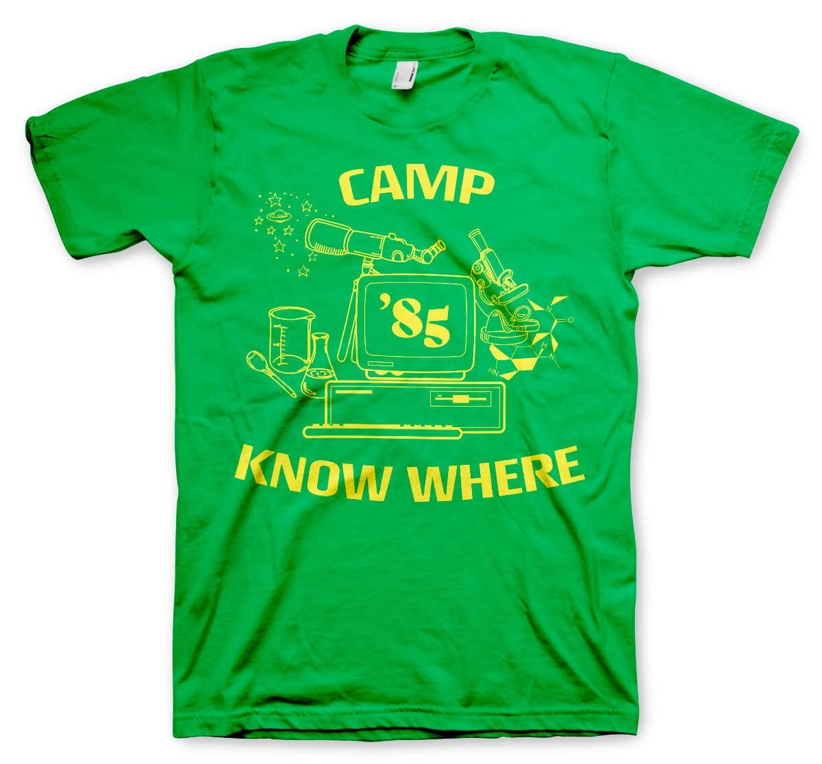 Stranger Things Officially Licensed Camp Know Where Mens T-Shirt