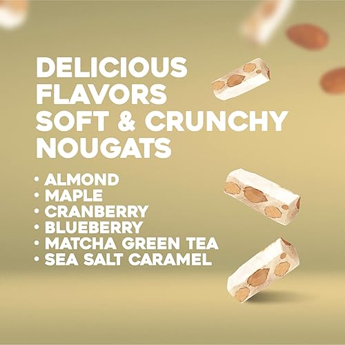 Miniatura 8 de Golden Bonbon Caramelo de turrón de almendras sin gluten (surtido de 12.4 onzas, 1 paquete)