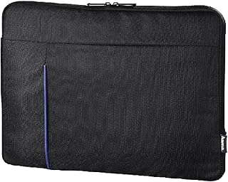 جراب نوت بوك من كيب تاون، حتى 40 سم (15.6 بوصة)، أسود/ أزرق