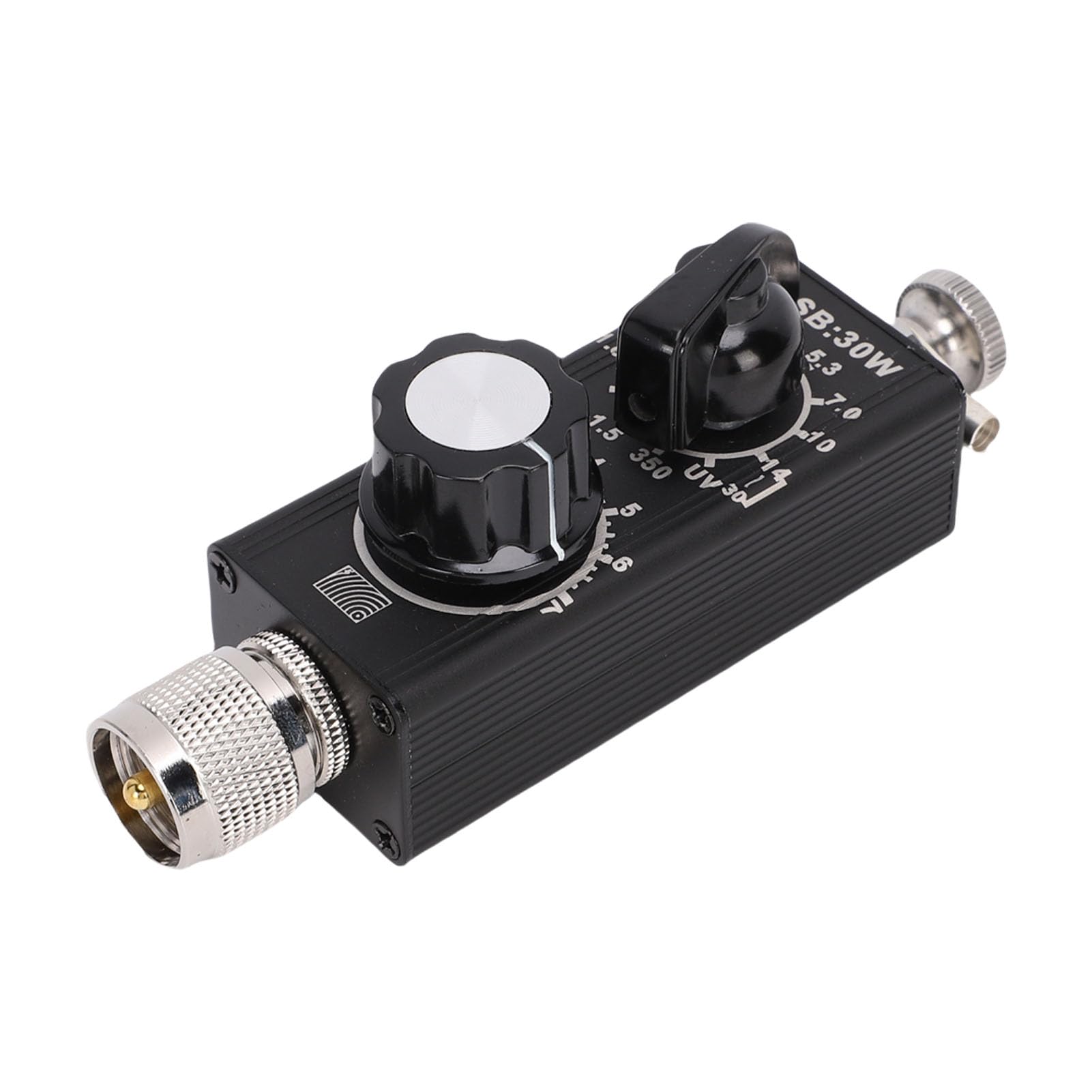 Antenna a Onde Corte QRP da 30 W 1,8 MHz-30 MHz VHF UHF Mini Antenna Portatile Regolabile per Radioamatore con Materiale in Lega di Alluminio e Acciaio
