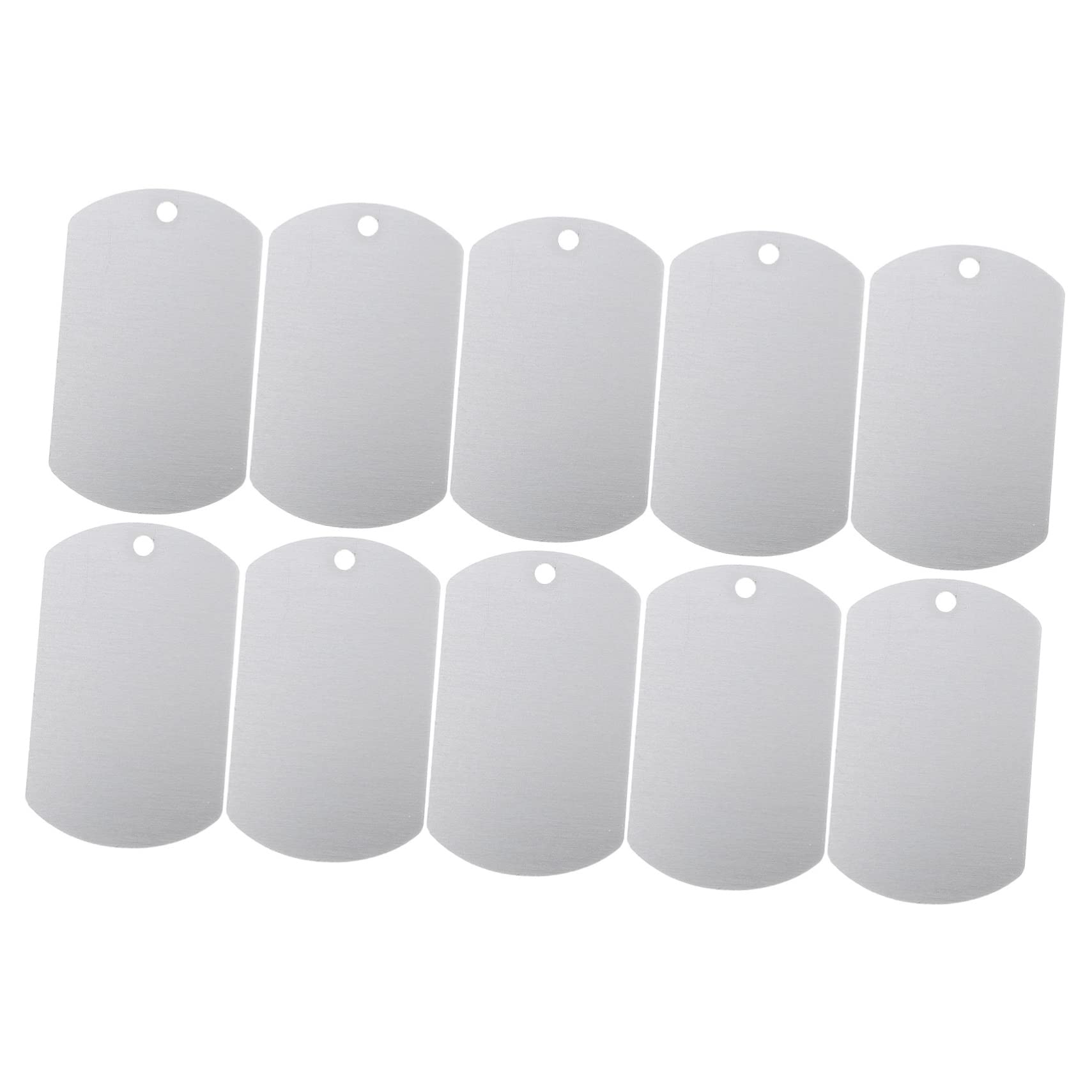 Mipcase Lot De 5 Médailles Gravées pour Animaux De Compagnie en Aluminium pour Chiens Et Chats Fabriquées À La Main 20 Pièces X 5