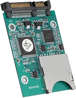 Yuwaakoo 22MB / S Fast Transmission Sd SDHC/SDXC/MMC Memory Card to 2.5in 7+15P SATA Converter Adapter