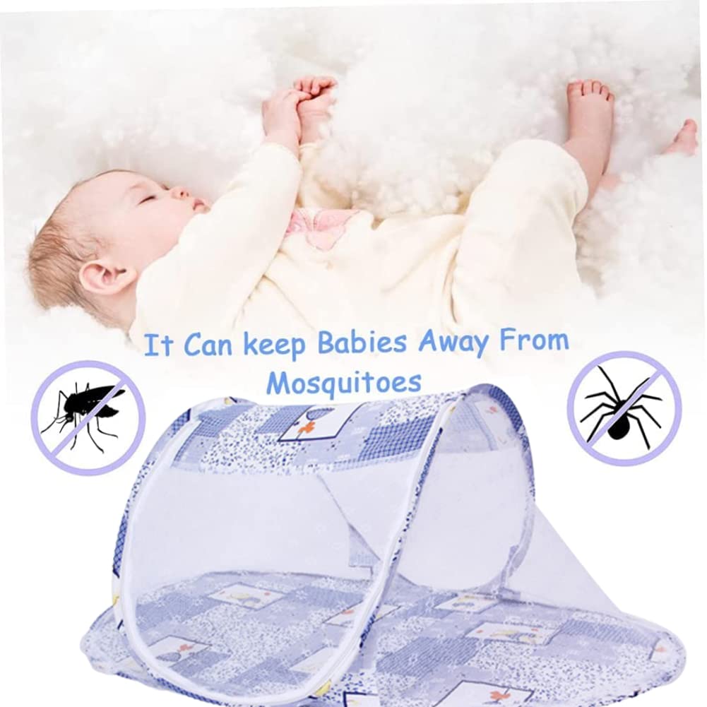 Moustiquaire Pliante Pour Lit Bébé - Tente Protection Anti-Moustiques Portable Vert