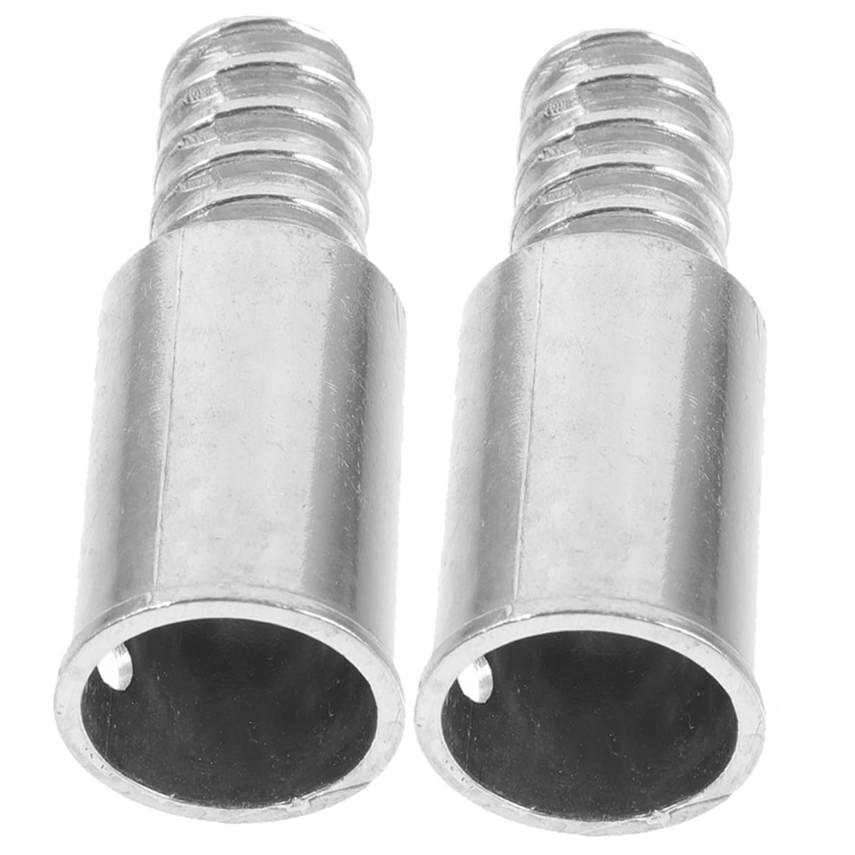 HONMEET Adattatore Punte Filettate per Manico Scopa 25mm Plastica Resistente Kit Riparazione per Aste Prolunga Uso Domestico 2 Pezzi Nero