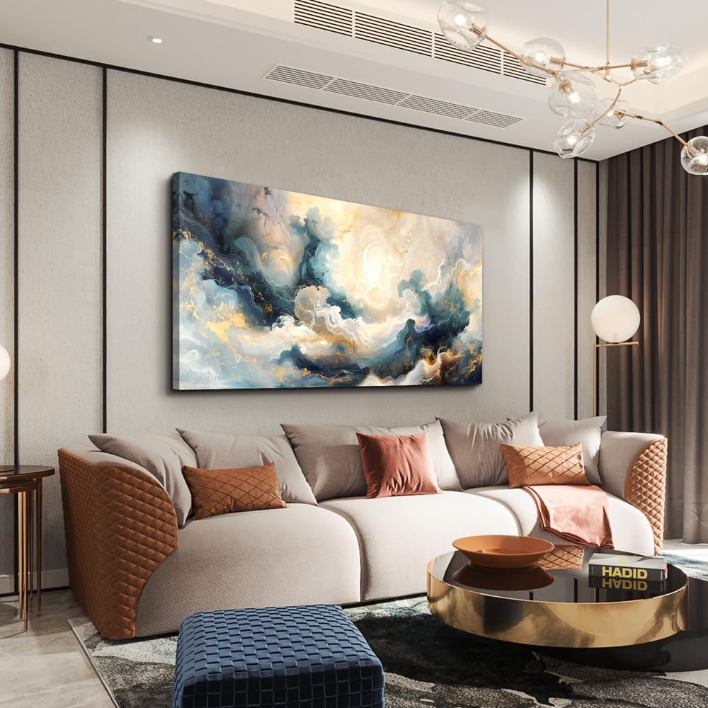 Wapluam Large Framed Wall Art For Living Room Wall Decor For Bedroom Office Minimalist Abstract Wall Art Posters Hang Canvas Prints Wall Pictures Modern Artwork Hotel Room Mural Decoration 30x60 60"L x 30"W Abstract Wall Pictures