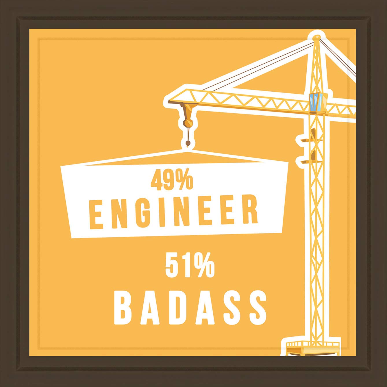 Gifts for Engineer | Unique 7x7 Tile Artwork | Gift for Engineering Majors and Future Engineers | Ideal Present for Office or Workplace Decor