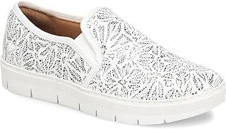 Nurse Mates Adela White/Light Blue Floral 8.5 D - Wide