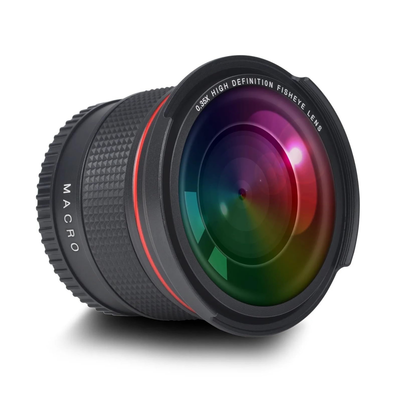 Obiettivo grandangolare Fisheye 52MM 55MM 58MM 0.35x, compatibile con Nikon D5200 D5100 D3500 D3400 D3300 D3200 D3100 D3000(1x58mm)