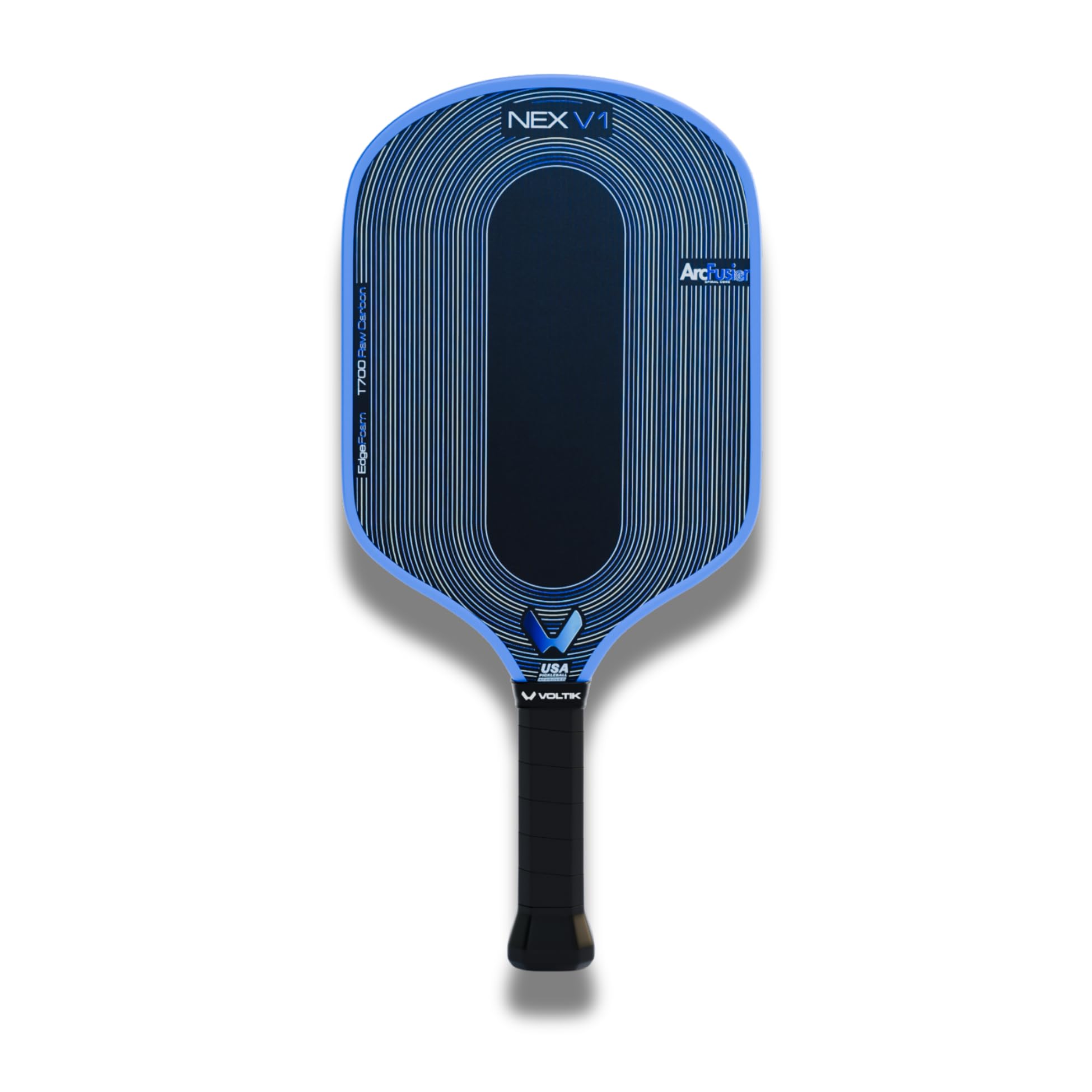 VOLTIK NEX V1 POWERBLADE Pickleball Paddle – Spiral Arc-Fusion Core for Explosive Power – T700 Raw Carbon Fiber Face – 16mm Hybrid Core with Edge Foam – Built to USAPA Tournament Standards.-image-47