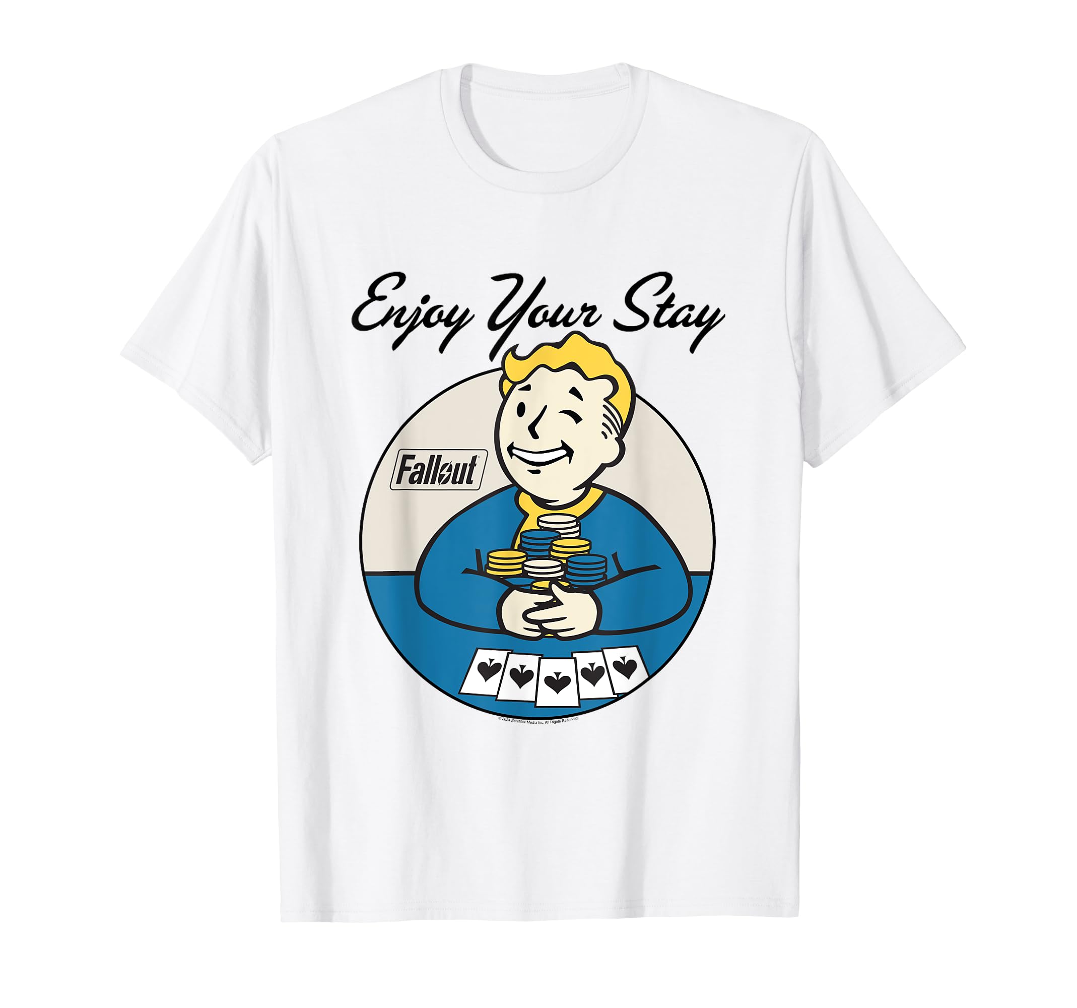 Amazon | Fallout Video Game Vault Boy Poker Enjoy Your Stay