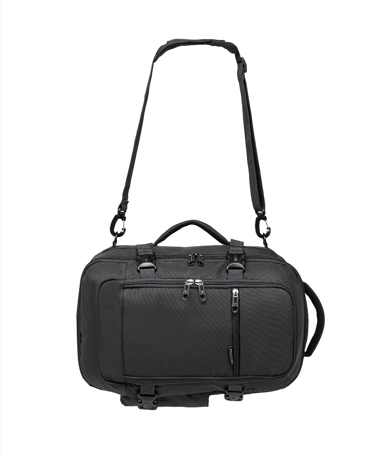 PUCCINI Easy Pack plecak wielofunkcyjny, czarny, 40x20x25 cm (18 l), 40x20x25 cm (18 L)