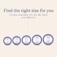 Vista 5 de Lansinoh ComfortFit Bridas para extractor de leche, tamaño 0.827 in, 2