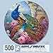 Bits and Pieces - 500 Piece Round Jigsaw Puzzle for Adults – ‘Marvelous Garden’ 500 pc Large Piece Jigsaw by Artist Oleg Gavrilov - 20” in Diameter