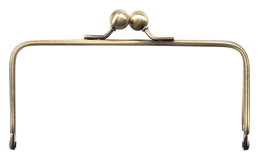 【ハナまゆげ】 Amazon | ハマナカ 編みつける 口金 (13cm) 約ヨコ13cm×タテ6cm